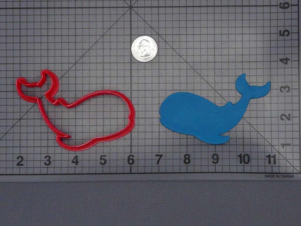 Whale 266-H427 Cookie Cutter Silhouette