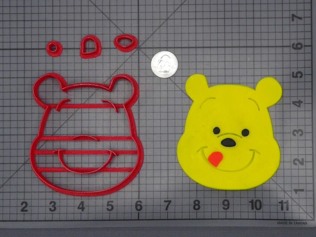 Winnie the Pooh - Pooh Head 266-H116 Cookie Cutter Set