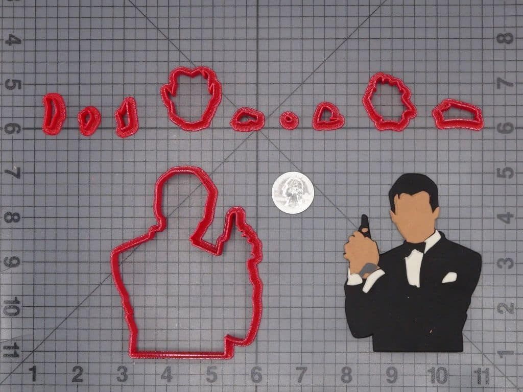 007 - James Bond 266-H330 Cookie Cutter Set