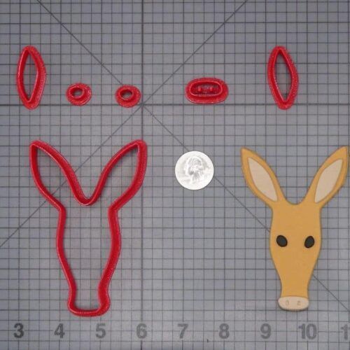 Aardvark Head 266-H255 Cookie Cutter Set