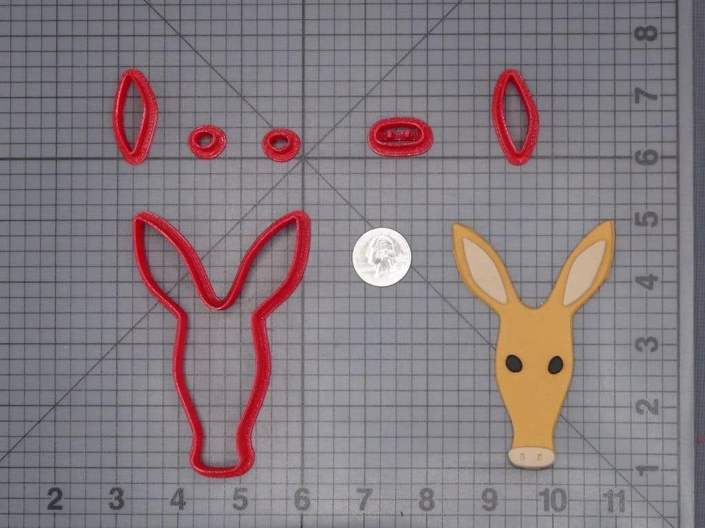 Aardvark Head 266-H255 Cookie Cutter Set
