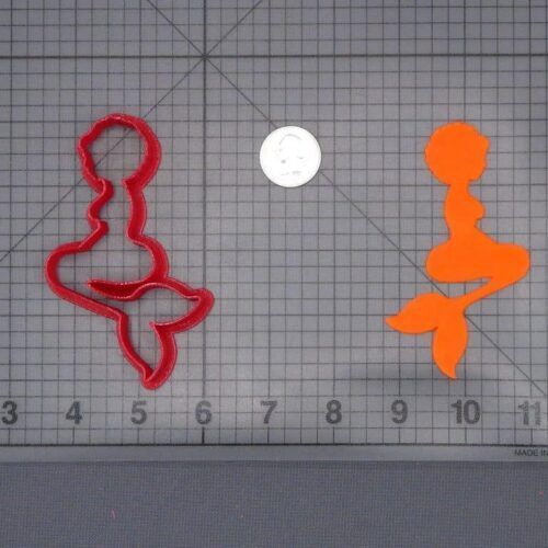 Afro Mermaid 266-H630 Cookie Cutter Silhouette