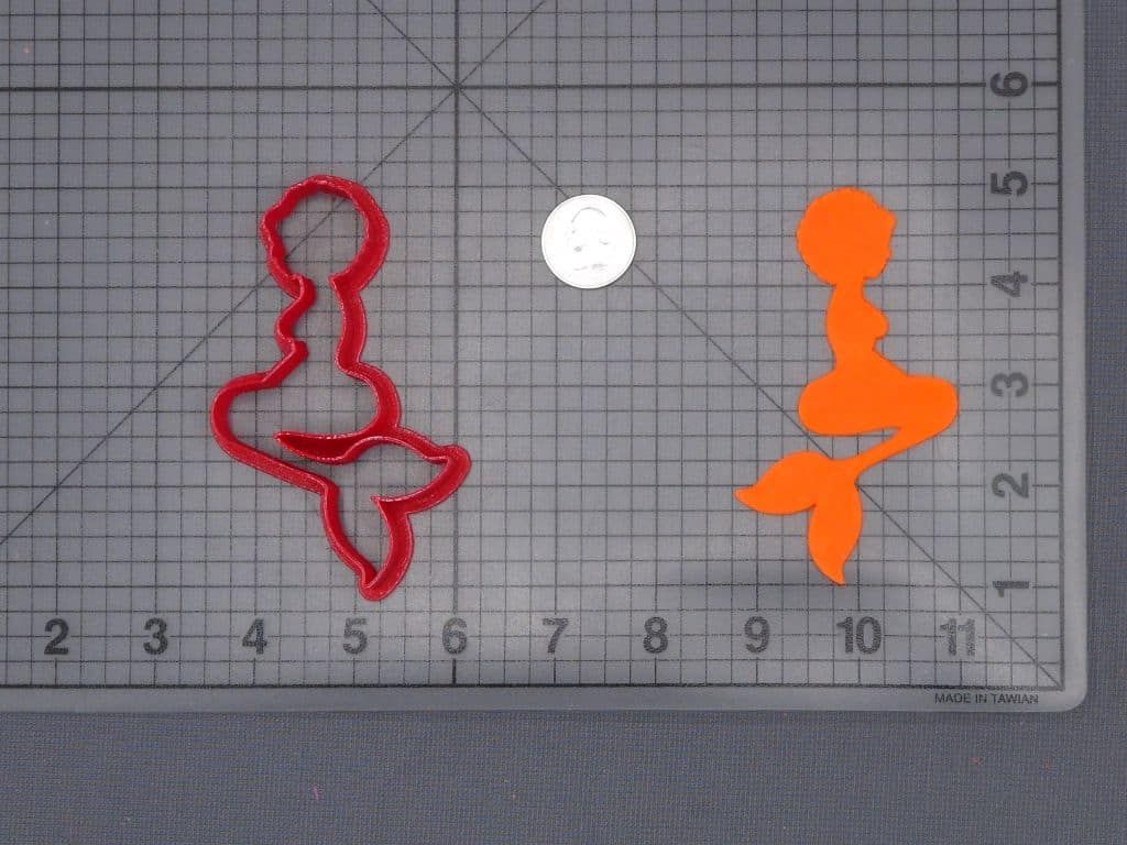Afro Mermaid 266-H630 Cookie Cutter Silhouette