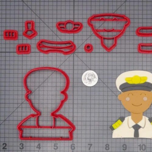 Airline Pilot 266-H183 Cookie Cutter Set