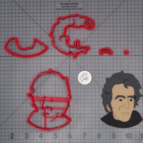 Andrew Jackson Head 266-H552 Cookie Cutter Set