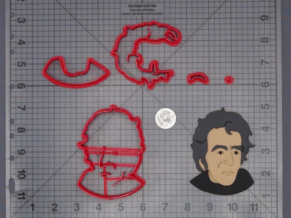 Andrew Jackson Head 266-H552 Cookie Cutter Set