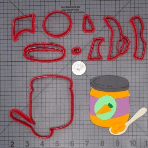 Baby Food with Spoon 266-H258 Cookie Cutter Set