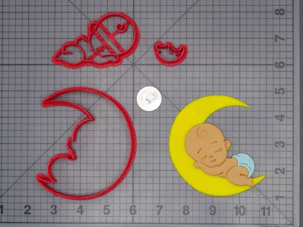 Baby on Moon 266-H415 Cookie Cutter Set