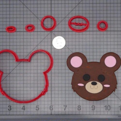Bear Head 266-H259 Cookie Cutter Set