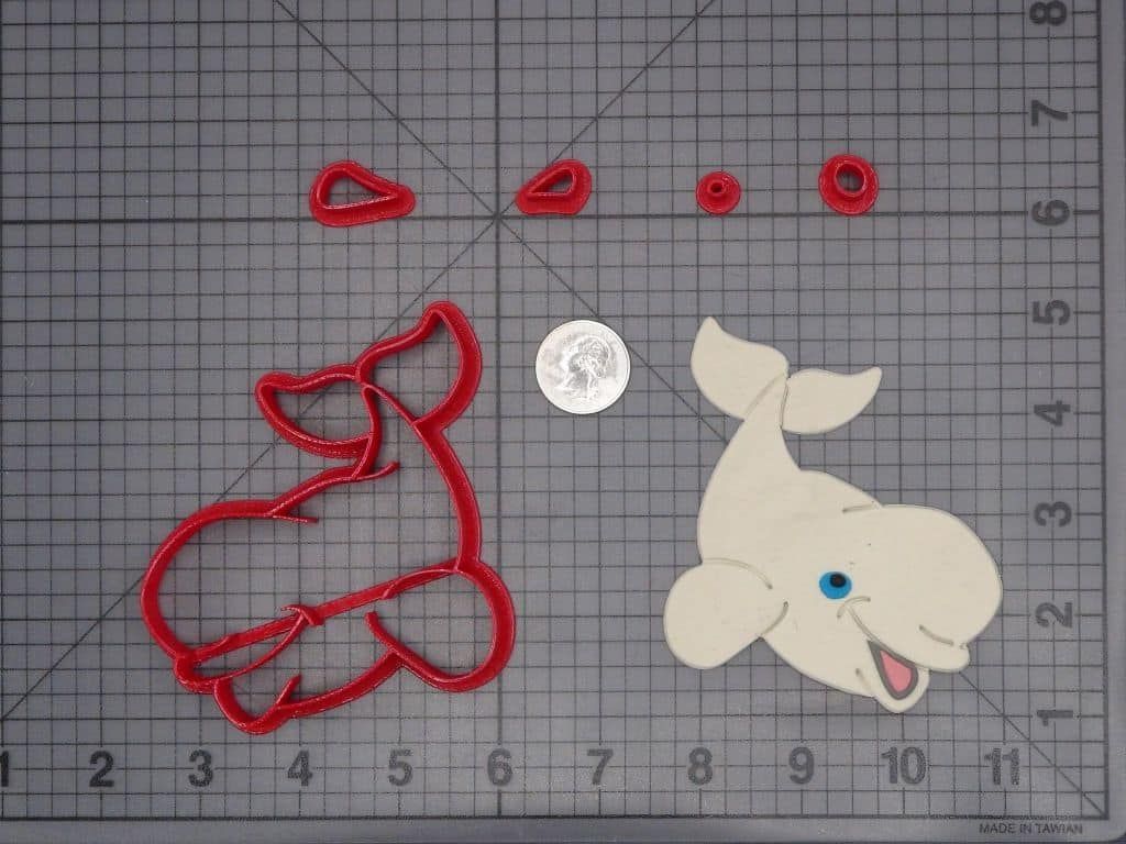 Beluga Whale 266-H658 Cookie Cutter Set