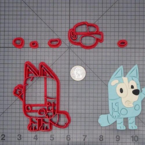 Bluey - Muffin Body 266-H371 Cookie Cutter Set