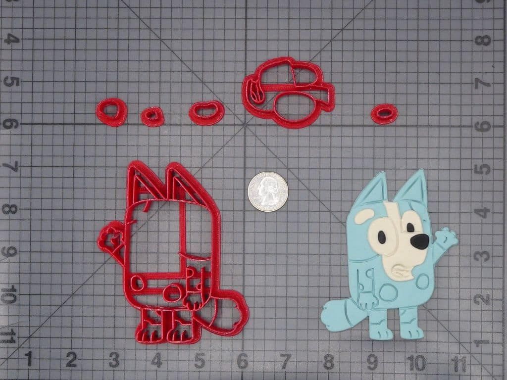 Bluey - Muffin Body 266-H371 Cookie Cutter Set