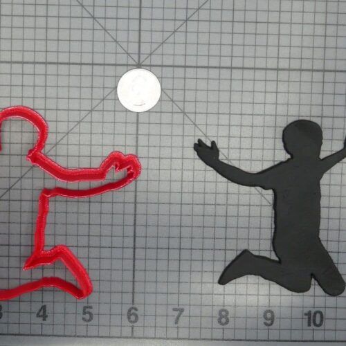 Boy Jumping Body 266-D405 Cookie Cutter Silhouette