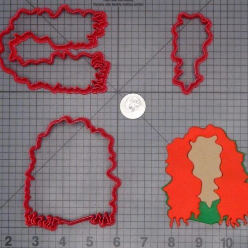 Brave - Merida Head 266-H540 Cookie Cutter Set