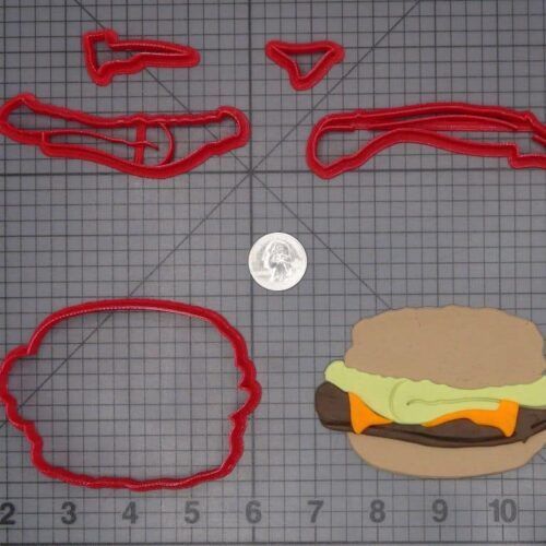 Breakfast Sandwich 266-H762 Cookie Cutter Set