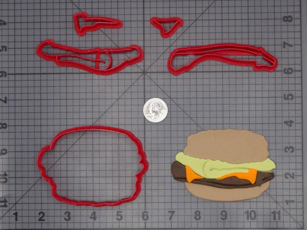 Breakfast Sandwich 266-H762 Cookie Cutter Set