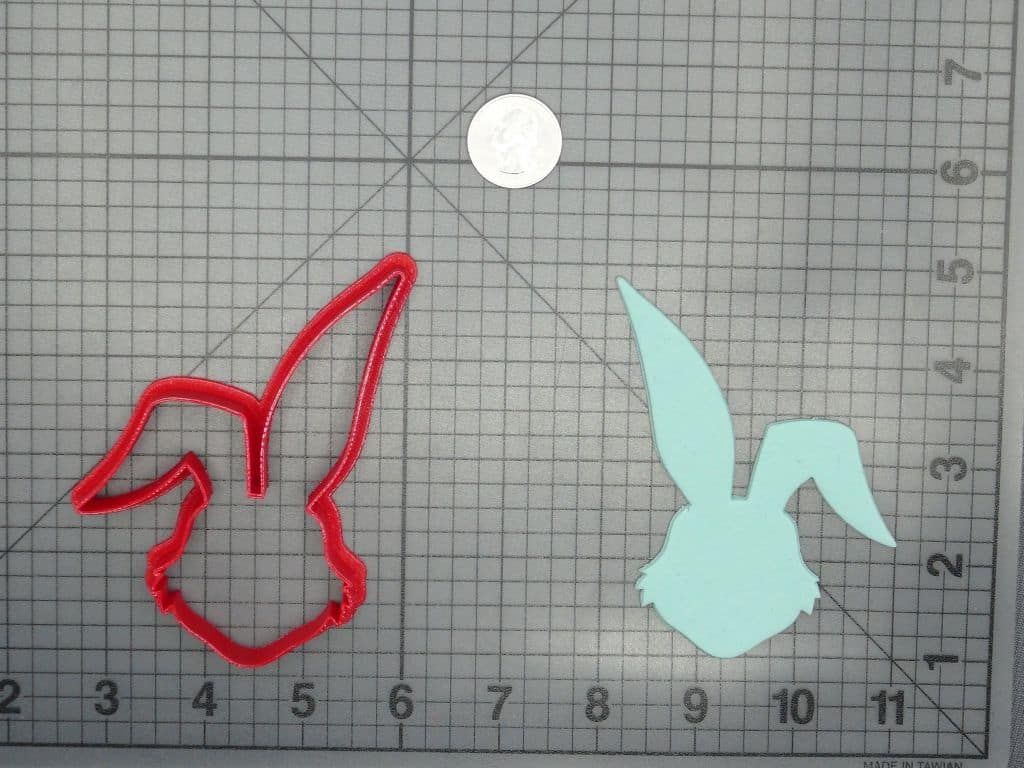 Bunny Head 266-D309 Cookie Cutter Silhouette