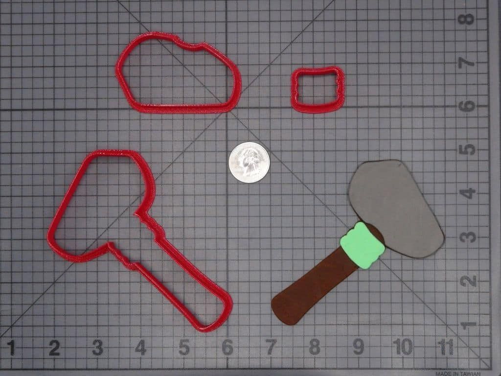 Caveman Hammer 266-H627 Cookie Cutter Set