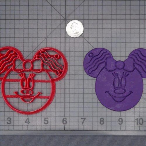 Christmas - Disney Ears - Minnie Mouse Gingerbread Head 266-H779 Cookie Cutter