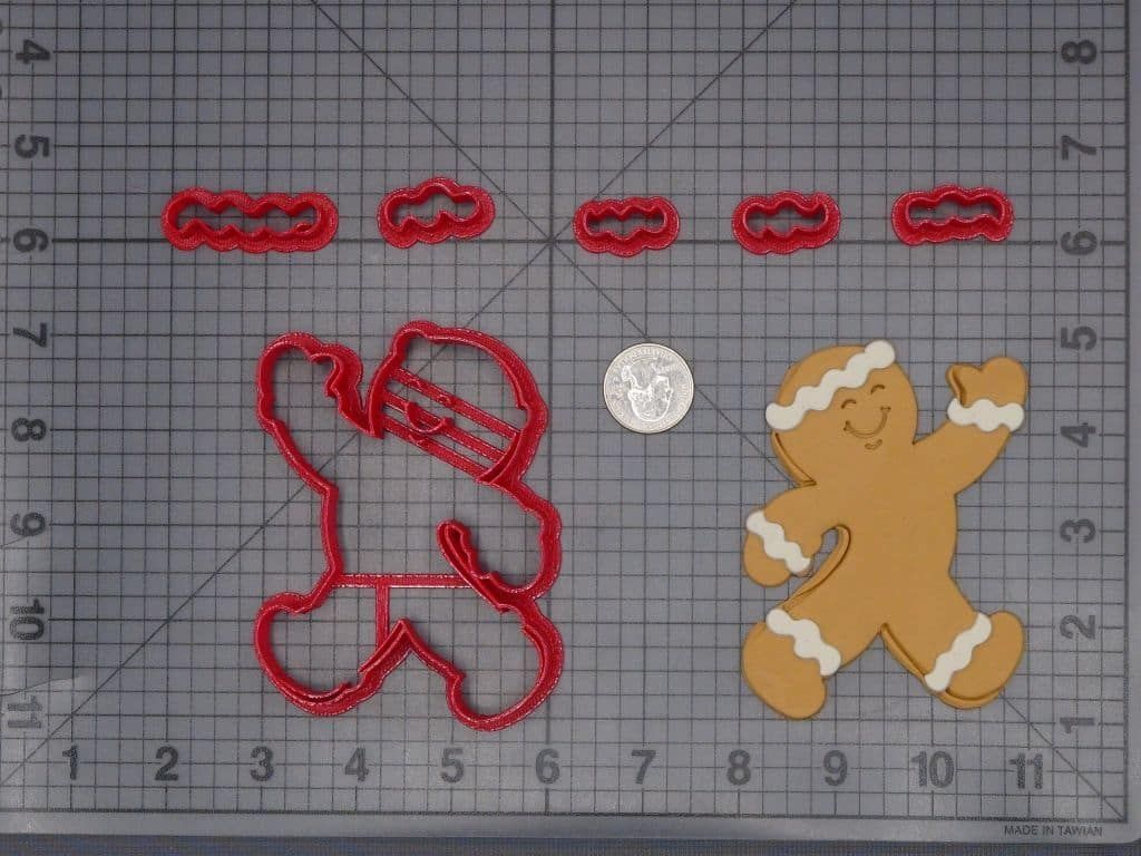 Christmas - Gingerbread Man 266-H766 Cookie Cutter Set