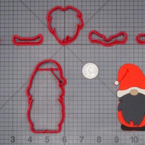 Christmas - Gnome Santa 266-H725 Cookie Cutter Set