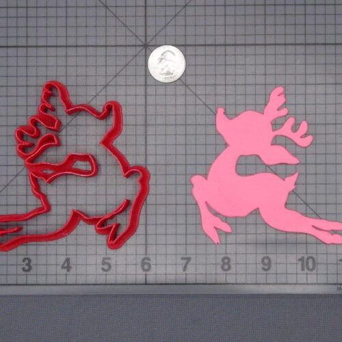 Christmas - Reindeer Body 266-H773 Cookie Cutter Silhouette