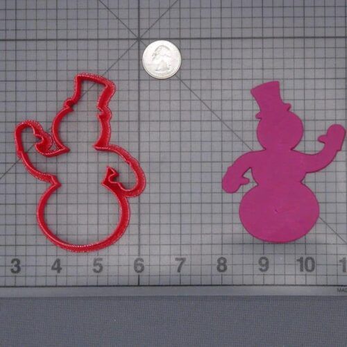 Christmas - Snowman 266-H736 Cookie Cutter Silhouette