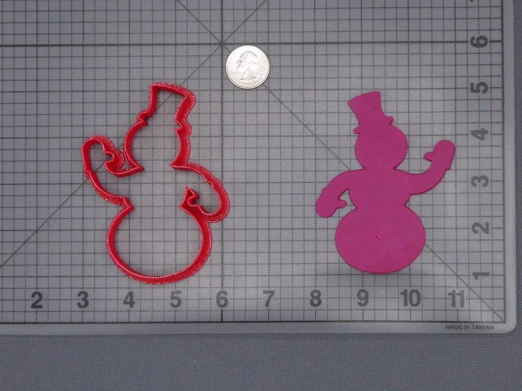 Christmas - Snowman 266-H736 Cookie Cutter Silhouette