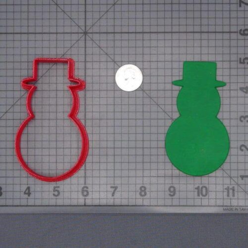 Christmas - Snowman with Hat 266-H770 Cookie Cutter Silhouette