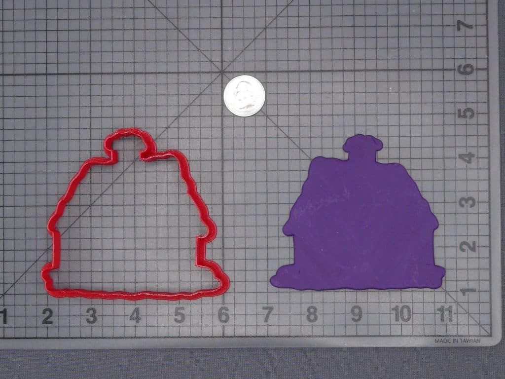 Christmas - Snowy House 266-H772 Cookie Cutter Silhouette