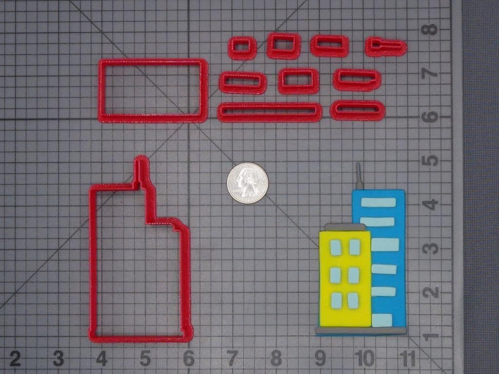 City Buildings 266-H073 Cookie Cutter Set