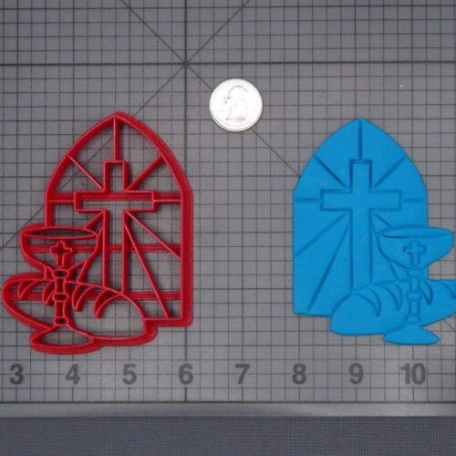 Communion Bread and Cross 266-H003 Cookie Cutter