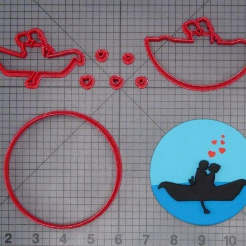 Couple on Boat 266-H307 Cookie Cutter Set