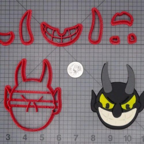 Cuphead - Devil Head 266-H297 Cookie Cutter Set