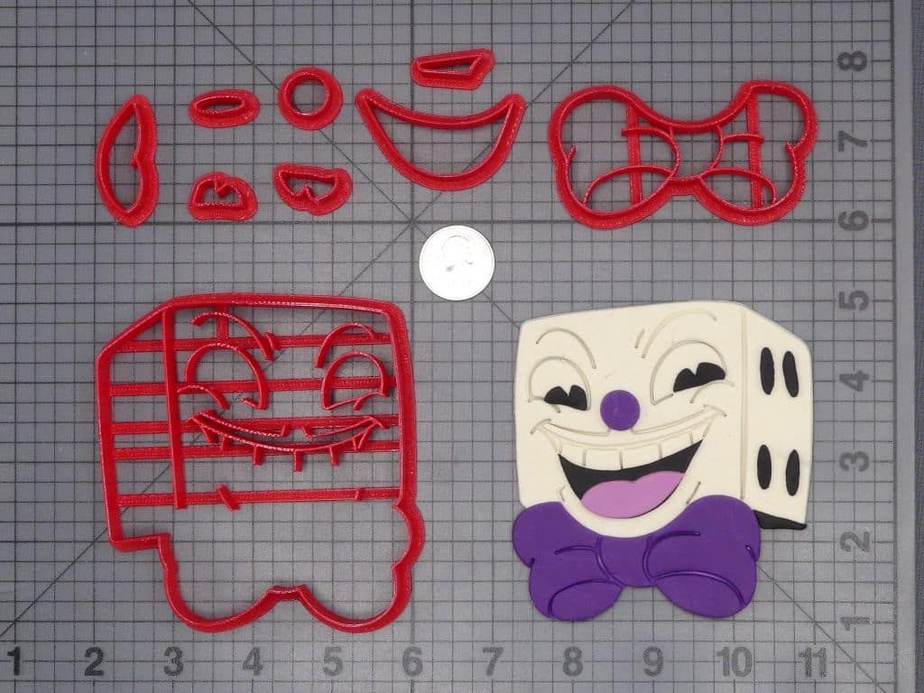 Cuphead - King Dice Head 266-H325 Cookie Cutter Set