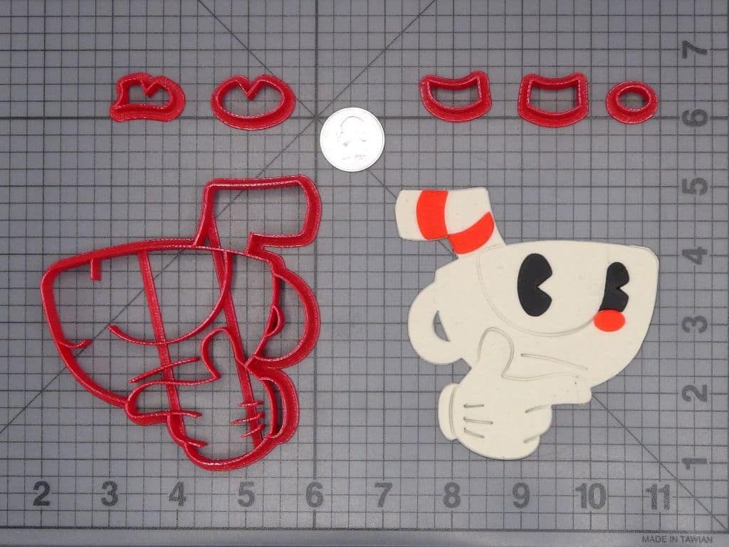 Cuphead Thinking 266-H579 Cookie Cutter Set