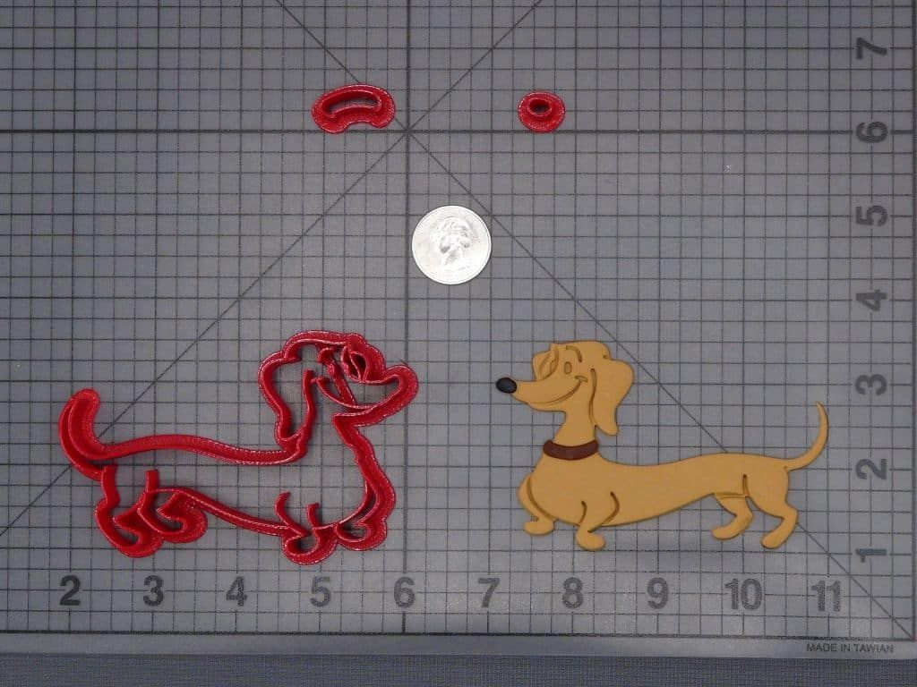 Curious George - Hundley Dog Body 266-H650 Cookie Cutter Set