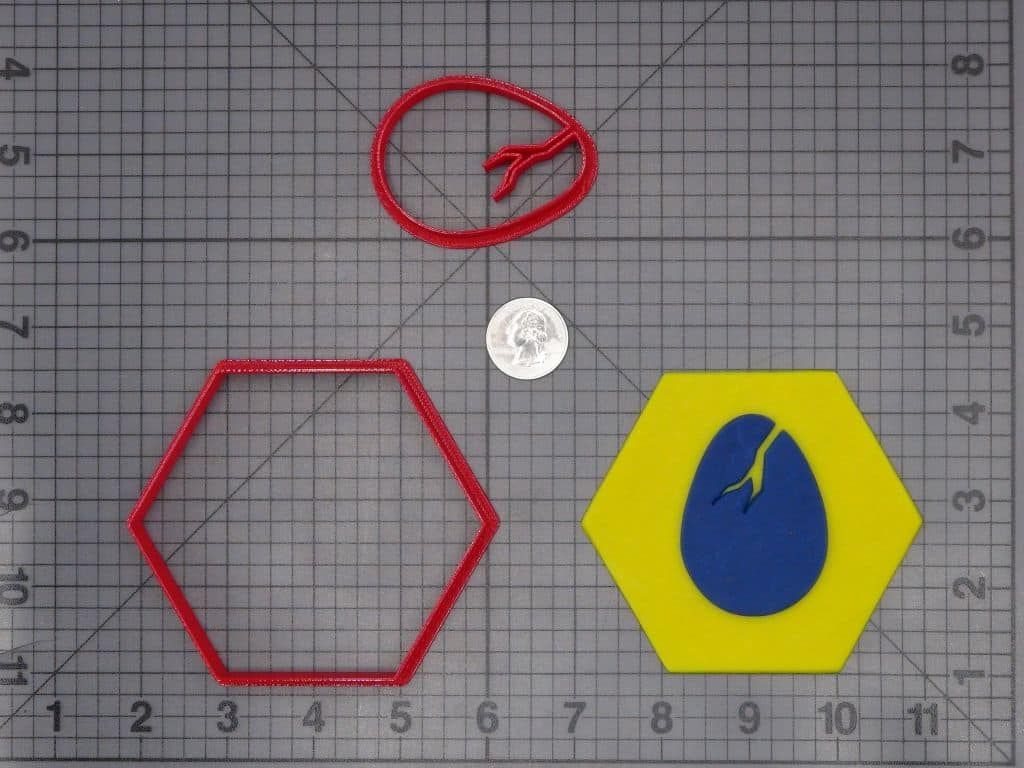Dinosaur Egg 266-H768 Cookie Cutter Set