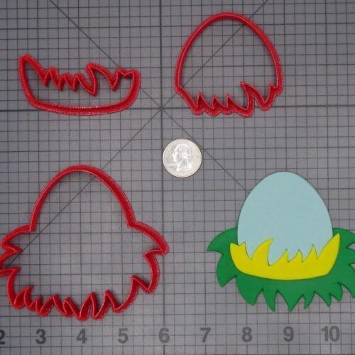 Dinosaur Egg 266-H798 Cookie Cutter Set