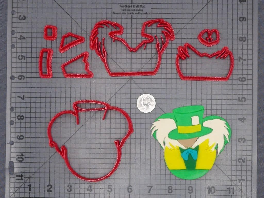 Disney Ears - Alice in Wonderland - Mad Hatter 266-H327 Cookie Cutter Set