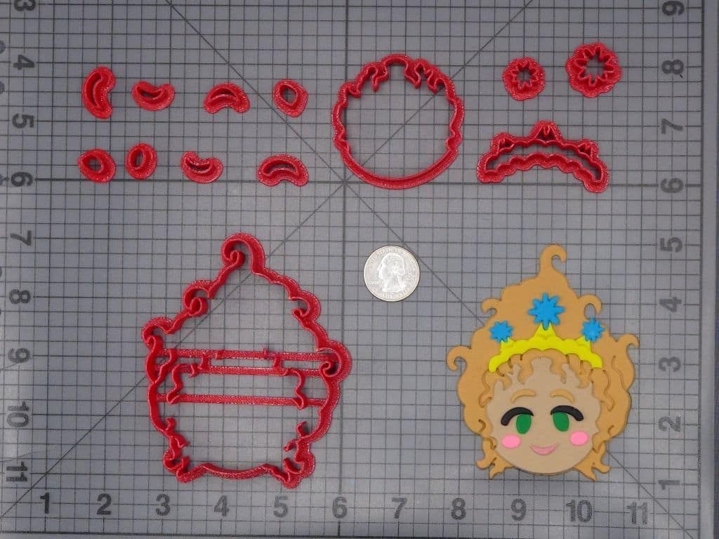 Disney Emoji - Fancy Nancy Head 266-H268 Cookie Cutter Set