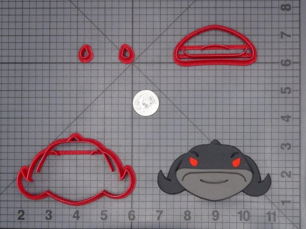 Disney Emoji - Lilo and Stitch - Captain Gantu Head 266-H548 Cookie Cutter Set