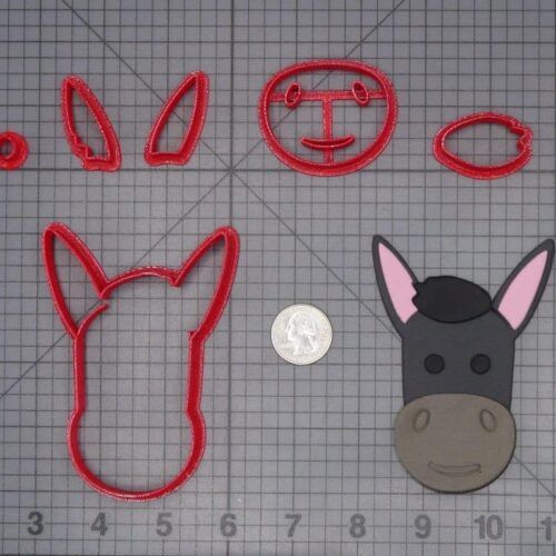 Donkey Head 266-H365 Cookie Cutter Set