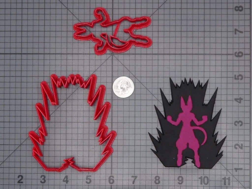 Dragon Ball Z - Beerus Power Up Body 266-H544 Cookie Cutter Set
