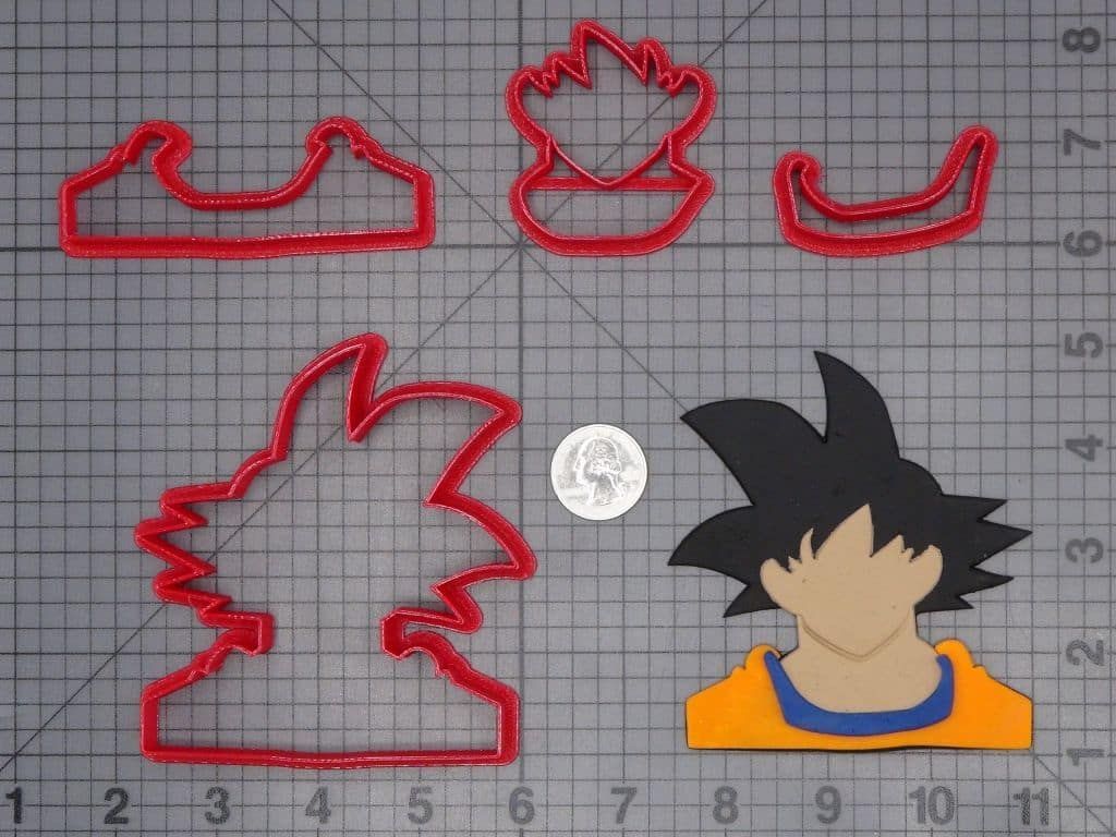 Dragon Ball Z - Goku 266-H581 Cookie Cutter Set