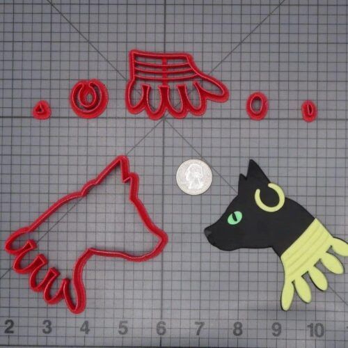 Egyptain Cat Head 266-H067 Cookie Cutter Set