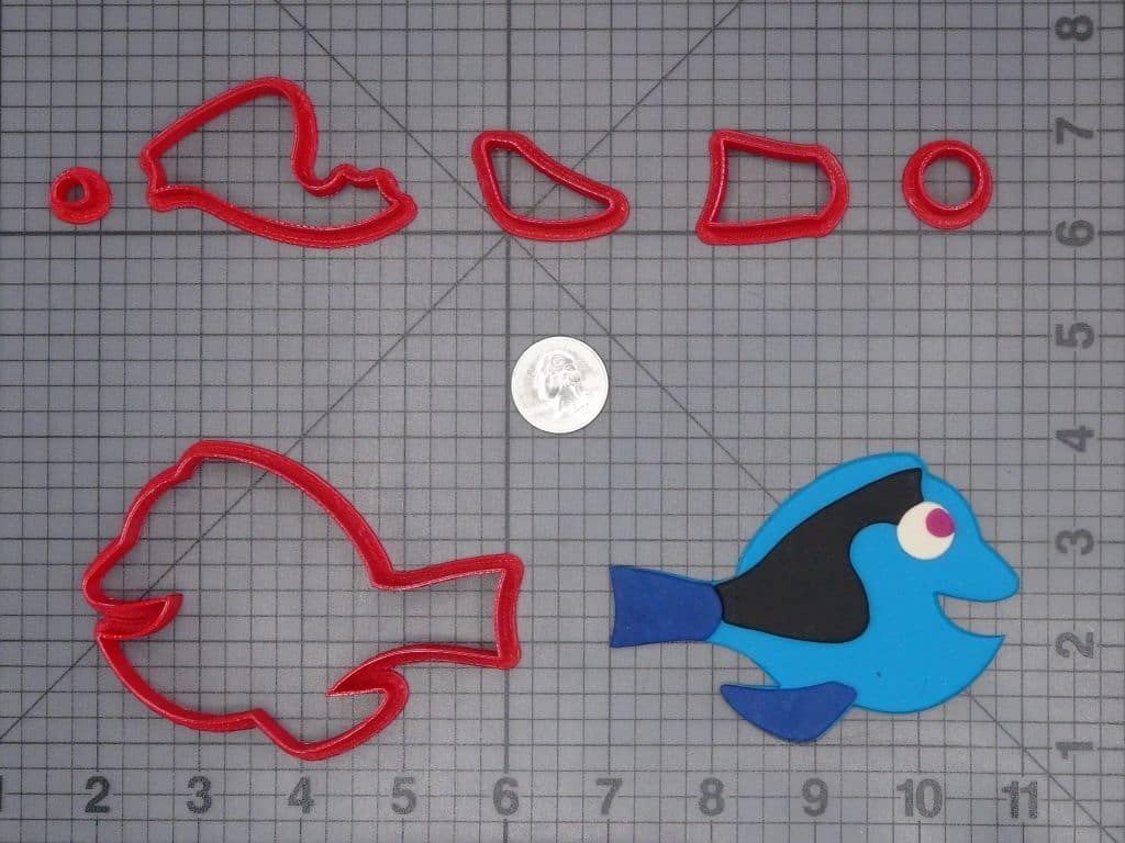 Finding Nemo - Dory Fish 266-H607 Cookie Cutter Set