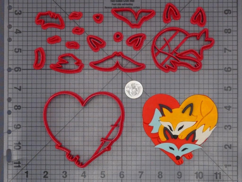 Fox Heart 266-H188 Cookie Cutter Set