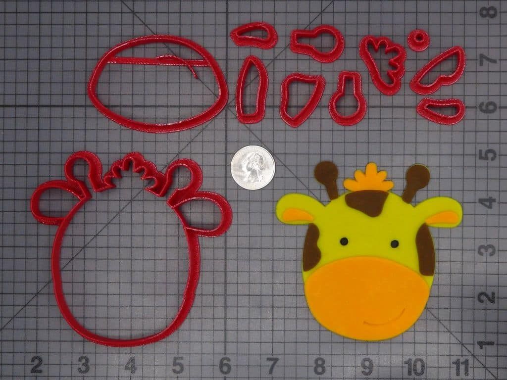 Giraffe Head 266-H231 Cookie Cutter Set