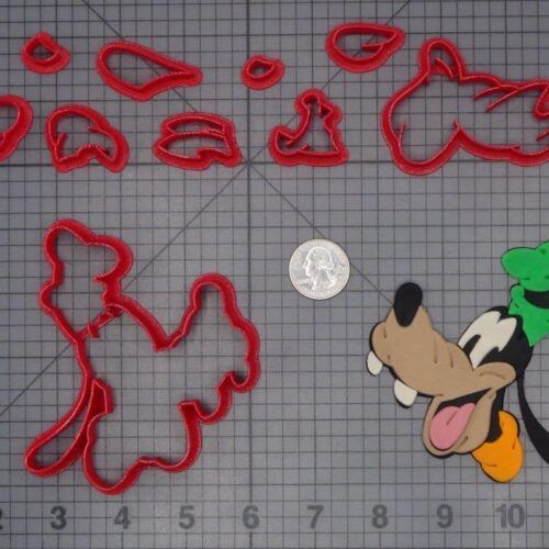 Goofy Head 266-H197 Cookie Cutter Set
